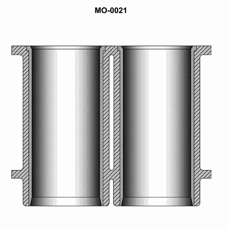 320. Which type of diesel engine cylinder liner is shown in the illustration