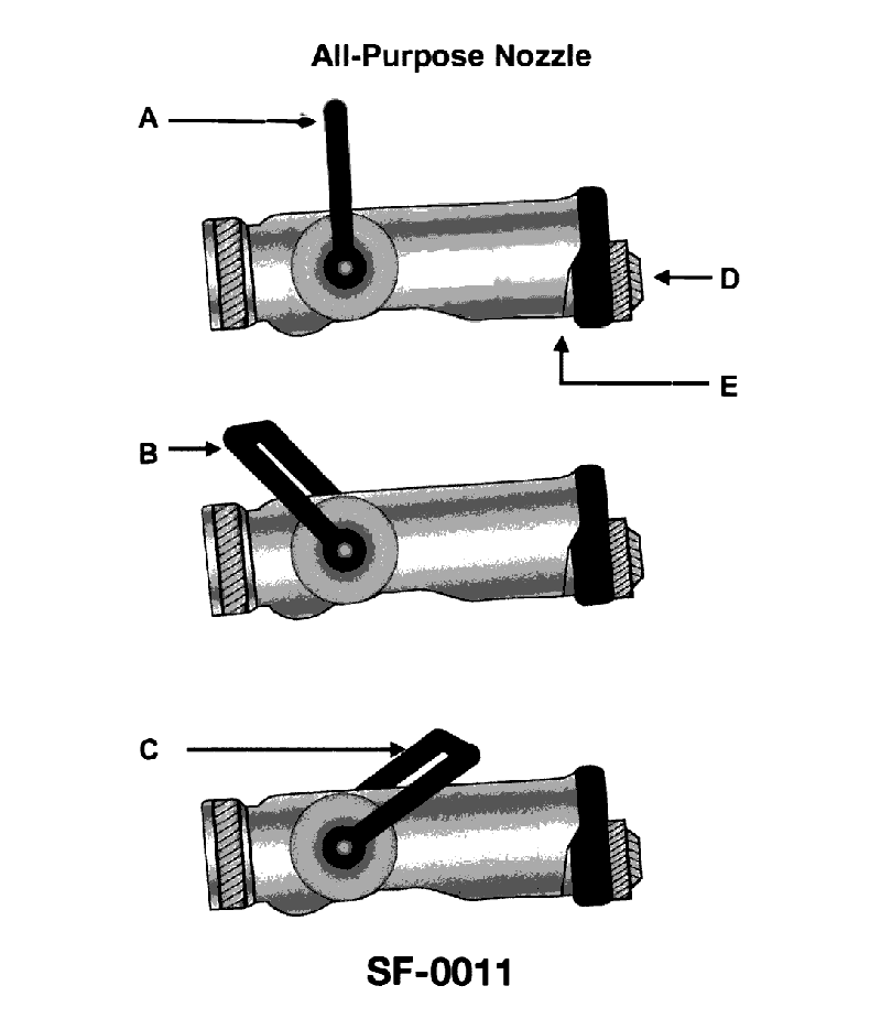 613. Prior to inserting a low velocity fog applicator into the nozzle shown in the illustration, you must __________
